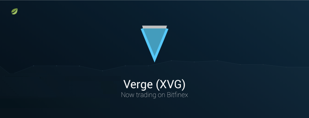 Bitfinex Launches Verge (XVG) Trading