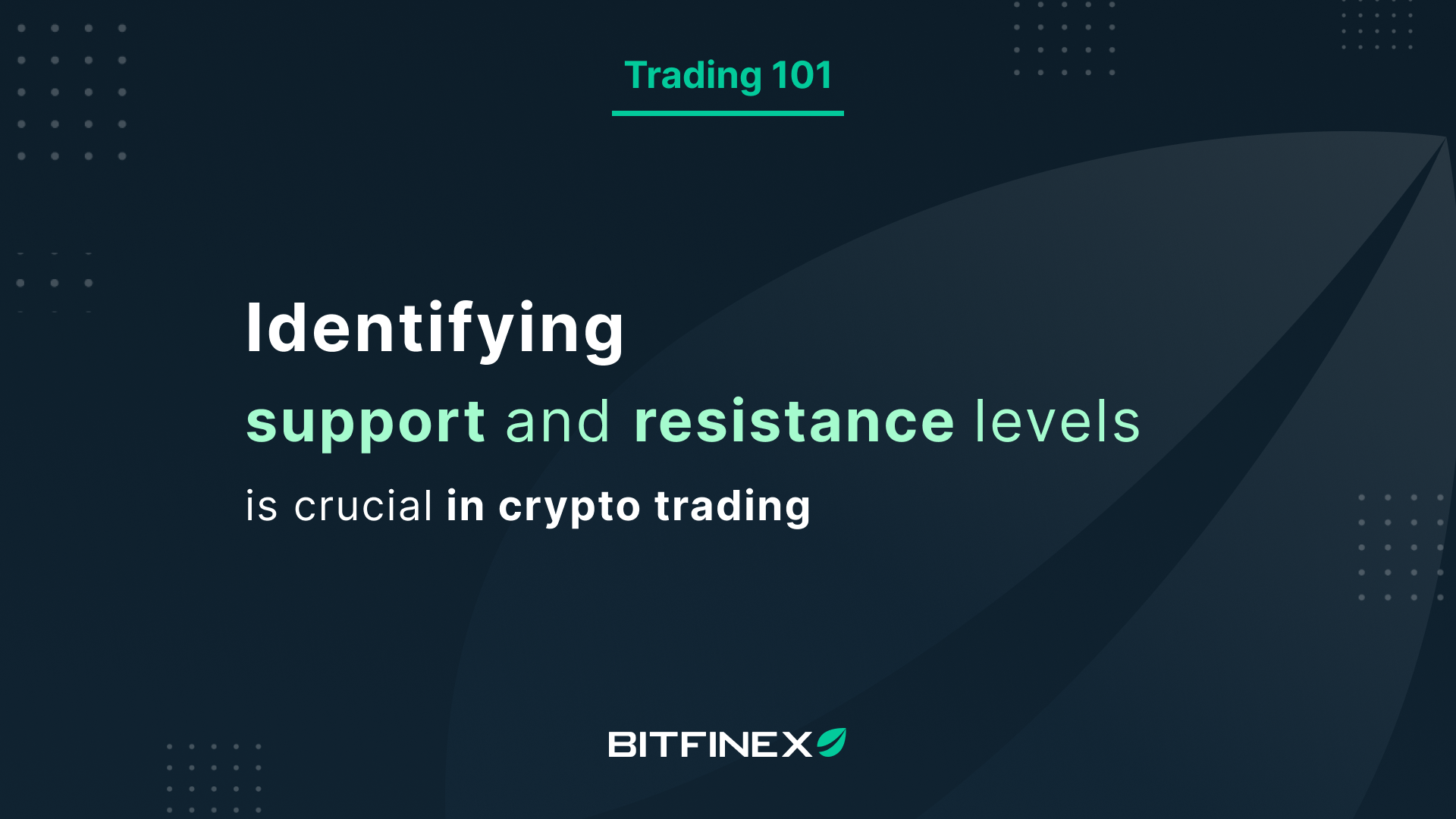 Bitfinex Trading 101—Understanding Support & ResistanceCryptocurrency Trading Signals, Strategies & Templates | DexStrats