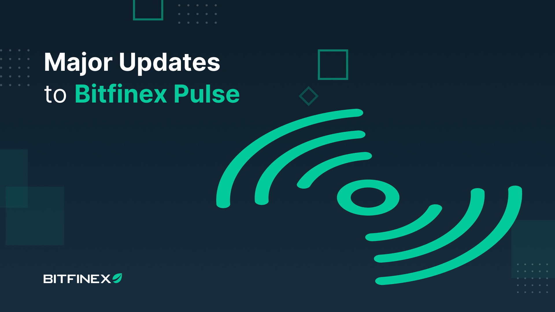 Main Updates to Bitfinex Pulse - My Blog