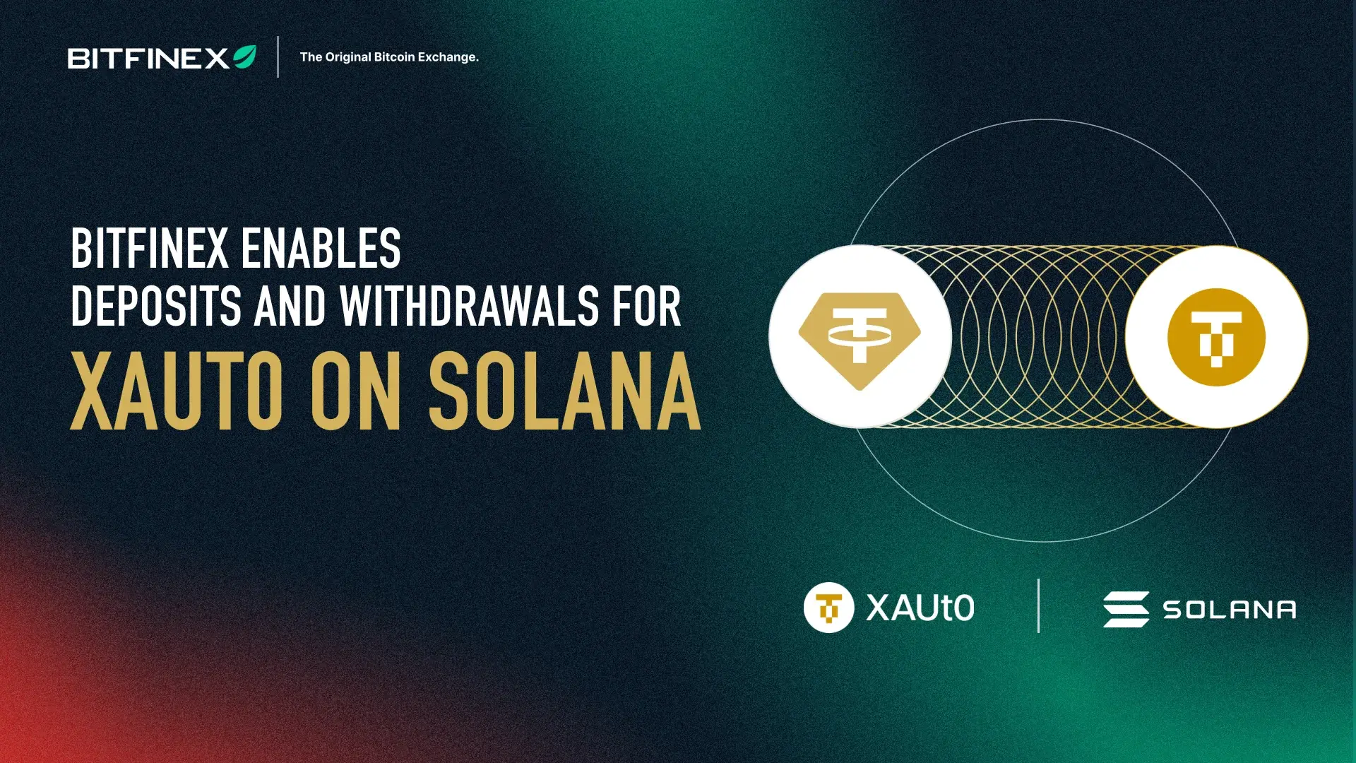 Bitfinex Launches Support for XAUT0 on Solana Bitfinex Launches Support for XAUT0 on Solana