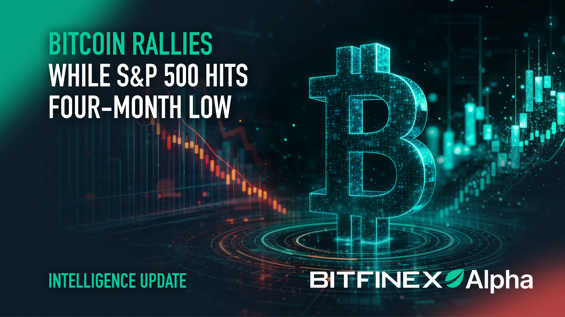 Bitcoin Rallies While S&P 500 Hits Four-Month Low Bitcoin Rallies While S&P 500 Hits Four-Month Low