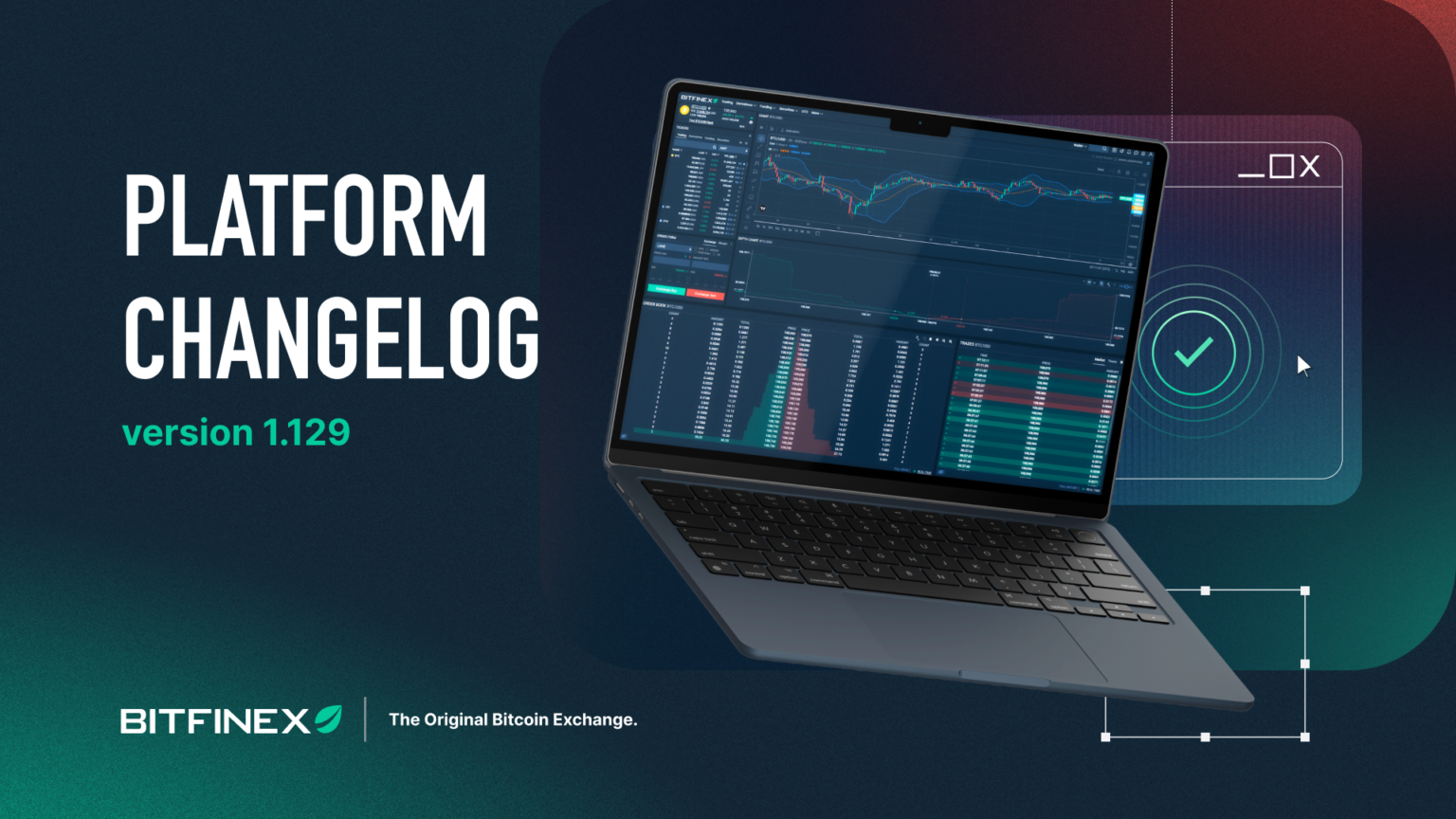 Change Log: Version 1.129 - Bitfinex blog